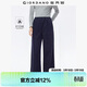 佐丹奴褲子女春季新款純棉松緊腰休閑闊腿褲燈芯絨長(cháng)褲女13415773