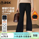 ASK JUNIOR兒童褲子女童2025冬中大童加厚保暖燈芯絨喇叭長(cháng)褲青少年 150