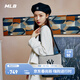 MLB官方 男女同款學(xué)院風(fēng)單肩斜挎時(shí)尚帆布水桶包春夏BMS07 紐約洋基隊/黑色 均碼