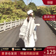 viney圍巾女冬季保暖披肩空調房外搭斗篷毛毯生日禮物送女友老婆 【空竹圖騰灰米禮盒裝】實(shí)用高檔