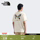 北面（The North Face）棉T恤短袖運動(dòng)戶(hù)外休閑透氣25年春夏新款男女同款|8DC0 QLI/米白色 L /175