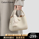 CADUNI KAISER牛皮包包女包小眾水桶包百搭手提單肩包生日禮物高級感送女友老婆 【奶昔白】實(shí)用走心 新款時(shí)尚輕奢洋氣高顏值斜挎包