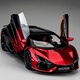 赟婭仿真大號藍博機尼大牛合金汽車(chē)跑車(chē)模型玩具收藏男生情人節日禮物 藍博機尼 Revuelto【紅黑】