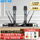 先科（SAST）OK-109A手持無(wú)線(xiàn)話(huà)筒一拖二可調頻專(zhuān)業(yè)K歌會(huì )議演講直播話(huà)筒百米傳輸舞臺家用唱歌主持培訓廣播婚慶
