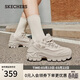 斯凱奇（Skechers）蜜糕鞋女鞋春季厚底增高老爹鞋時(shí)尚百搭戶(hù)外休閑運動(dòng)熊貓鞋177223