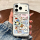 AEOJ涂鴉小動(dòng)物適用蘋(píng)果17promax手機殼iPhone17pro感17全系列卡通全包防摔保護套 【透明-大孔】涂鴉小公仔動(dòng)物 iPhone 17