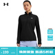安德瑪（Under Armour）UA秋冬Tech?女子羅紋訓練運動(dòng)長(cháng)袖T恤1389857 黑色001 M