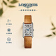 浪琴（LONGINES）瑞士手表 黛綽維納系列 女士皮帶石英表L52554714
