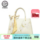 PmSix38婦女節禮物送媽媽女包中年大氣牛皮大容量斜挎手提國風(fēng)刺繡包
