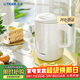 虎牌（TIGER）電熱水壺 雙層防燙 快燒水壺 PCG-G10C 1L電水壺 白色