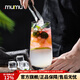 MUMUmojito莫吉托雞尾酒杯高級感調酒杯果汁杯家用冷飲玻璃水杯