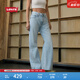 Levi's李維斯26年春夏新款女士美式復古休閑時(shí)尚寬松微喇牛仔褲 淺藍色 27 (31)