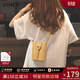 viney手機包包女包牛皮斜挎包品牌腰包生日禮物送女友老婆 【卡其】實(shí)用高檔小眾單肩包 輕奢時(shí)尚百搭洋氣迷你小包