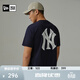 NEW ERA紐亦華MLB腰果花運動(dòng)短袖T恤男女情侶NY LA印花 13546478-藏青色 紐約洋基隊 XL
