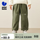 迷你巴拉【加絨】男童褲子加厚毛絨冬新品百搭保暖兒童長(cháng)褲