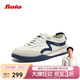 拔佳休閑鞋男2025夏商場(chǎng)牛皮百搭厚底運動(dòng)鞋EVK20BM5 米白/藍 38