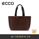 愛(ài)步（ECCO）【38女神節禮物】 包包 極簡(jiǎn)風(fēng)單肩包中性大容量手提包 9107570 紅棕色(具體顏色隨機發(fā)出）