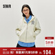 森馬（Semir）外套女春季連帽字母刺繡寬松落肩夾克分割學(xué)院風(fēng)上衣101125108002