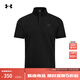 安德瑪（Under Armour）【庫里同款】UA春夏Drive Chill男子高爾夫運動(dòng)Polo衫1389596 黑色001 XL