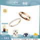 丹尼爾惠靈頓（DanielWellington）dw情侶戒指 新品流光系列密鑲情侶對戒 生日禮物送女友 流光+經(jīng)典-玫瑰金一對（聯(lián)系客服備注）