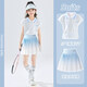 moonkids女童夏季套裝速干運動服兒童涼感短袖大童裙子網球羽毛球