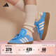 adidas「T頭鞋」VL COURT BOLD厚底增高休閑板鞋德訓鞋女阿迪達斯 藍色/漢玉白   37
