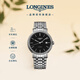 浪琴（LONGINES）瑞士手表 時(shí)尚系列 男士鋼帶機械表L49224526
