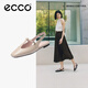 愛(ài)步（ECCO）芭蕾舞鞋女 26年春季新款輕奢羊皮通勤平底淺口單鞋 舞悅234353 暖米棕23435361510 37