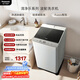 松下（Panasonic）波輪洗衣機10KG全自動(dòng)家用抗菌除螨運動(dòng)浸泡洗線(xiàn)屑過(guò)濾智洗省水省電桶潔凈以舊換新XQB100-T2F1
