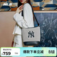 MLB女生包水桶包休閑斜挎包大容量生日禮物3ABMS072N-50BKS