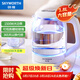 創(chuàng  )維（Skyworth）電熱水壺 熱水瓶 燒水壺 1.8L容量 可視高硼硅玻璃 304不銹鋼內蓋 熱水壺 S202