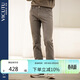 威可多（VICUTU）牛仔褲男舒適時(shí)尚百搭休閑長(cháng)褲子 咖啡色 170/78B