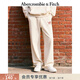 Abercrombie & Fitch美式復古潮流時(shí)尚紅色多色LOGO抓絨衛褲長(cháng)褲26春男裝134-5152 白色 2XL (185/104A) 偏大偏長(cháng)，建議小一碼