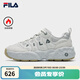 斐樂(lè )（FILA）松餅鞋加絨男鞋老爹鞋運動(dòng)鞋保暖厚底休閑鞋 紫羅蘭灰/霧霾灰-GV 41