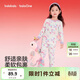 巴拉巴拉童裝兒童內衣套裝男童女童2026春裝寶寶睡衣秋衣秋褲紅色新年季潮