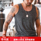 馬登工裝 黑科技涼感背心男夏季運動(dòng)打底衫健身戶(hù)外薄款肌肉背心 錫黑灰 M