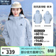 駱駝【宙斯】單層沖鋒衣戶(hù)外登山服防風(fēng)防水運動(dòng)外套時(shí)尚風(fēng)衣情侶款 AD12263538A5，寶寶藍，男女同款 L