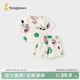 童泰（TONGTAI）嬰兒套裝夏季網(wǎng)眼寶寶衣服兒童提花短袖男女童外出短褲家居服 紫色 90