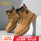 卡賓男鞋春季2026新款復古馬丁靴百搭厚底增高靴子男戶(hù)外時(shí)尚休閑鞋男 駝色 41 【標準皮鞋尺碼】