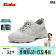 Bata休閑鞋女夏季商場(chǎng)新款厚底透氣休閑百搭運動(dòng)鞋A2017BM5 灰色 37
