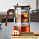 憶壺茶（YIHUTEA）泡茶壺玻璃飄逸杯大容量按壓式茶水分離泡茶器辦公室茶具送禮 【透明】舒茗壺750ml