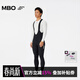 MBO LightWarm?男子秋冬儲物抓絨背帶騎行長(cháng)褲 雙箭頭T160C 黑色-B款【10-22℃】 M