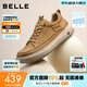 百麗戶(hù)外休閑鞋男春季新款牛皮革厚底工裝板鞋A2137CM5預售 黃棕-單里 41 (255mm)