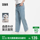 森馬（Semir）森柔|牛仔褲男夏季寬松直筒褲復古水洗薄款純棉長(cháng)褲103325124102A