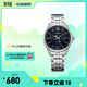 卡西歐（CASIO）MTP-M100月相商務(wù)通勤防水簡(jiǎn)約時(shí)尚石英手表 男士手表 MTP-M100D-1AVDF