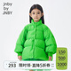 jnby by JNBY江南布衣童裝秋冬保暖羽絨服外套A型可愛(ài)花瓣擺女童1NAC13371 338熒光綠 120 cm