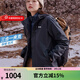 安德瑪（Under Armour）三合一外套女裝防風(fēng)拒水連帽加絨內里保暖城市戶(hù)外通勤登山運動(dòng)服 1371593-002 L