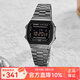 卡西歐（CASIO）手表 小春同款 情侶經(jīng)典復古小方塊 時(shí)尚學(xué)生表小金表情人節禮物 A168WGG-1B 男款