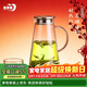 青蘋(píng)果耐熱玻璃涼水壺1.95升大容量 可加熱燒水壺 泡茶煮涼茶壺冷水壺