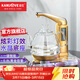 金灶（KAMJOVE）全智能自動(dòng)上水電熱水壺一體機 炫彩水晶底座恒溫耐熱茶臺玻璃燒水壺電茶壺B7 0.8L 一鍵全智能煮水